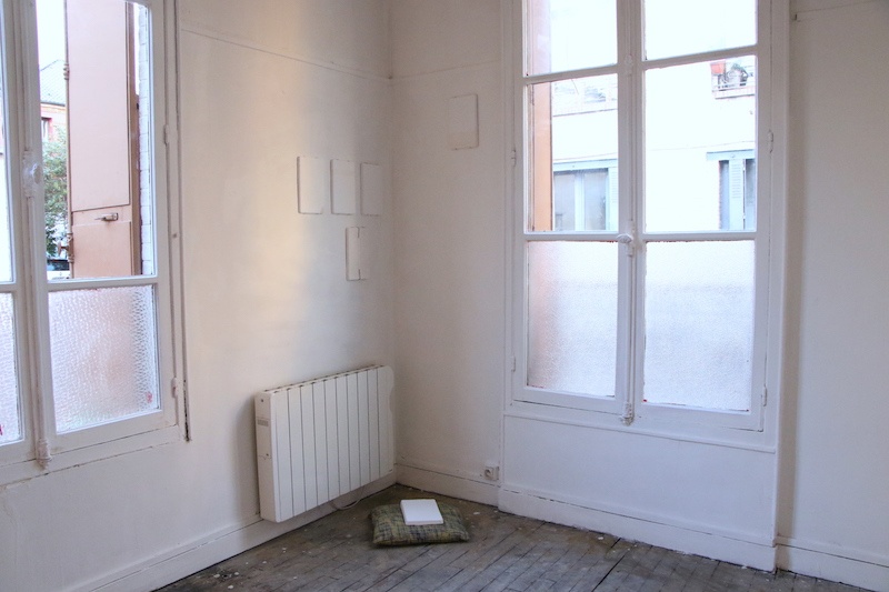 Dynamique du Contre Maéva Prigent, L_Atone, plâtre, enduit, ciment, 26 x 16 x 1 cm, 2020, série de six pièces
