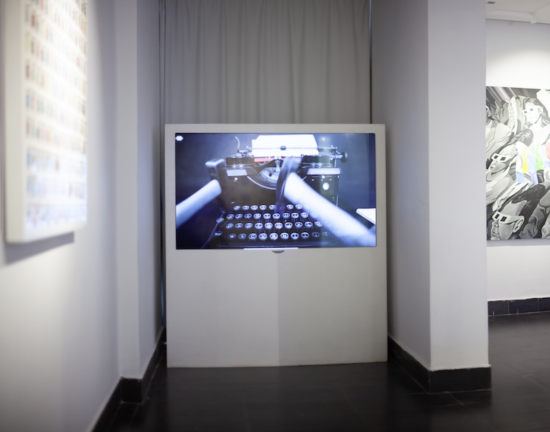 Vue de l'exposition La Vague Blanche : 20 ans d’art contemporain marocain, galerie 38, Casablanca jusqu'au 08 novembre 2020