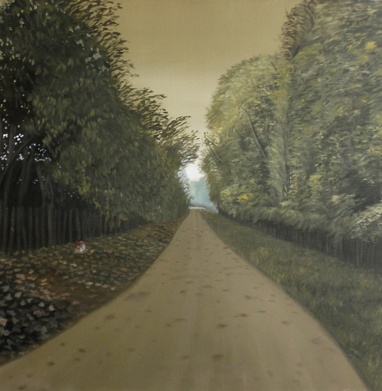 Joël DEGBO La lumière 100x100cm Huile sur toile 2020 Courtesy SEPTIEME Gallery et l'artiste