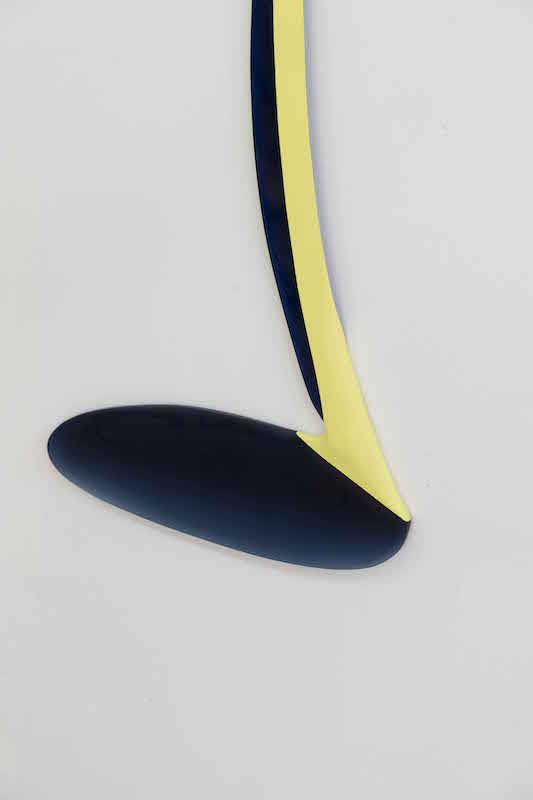 François Maurin, sans titre (Tiers), 2020. 102 x 41,5 x 2 cm (détail)