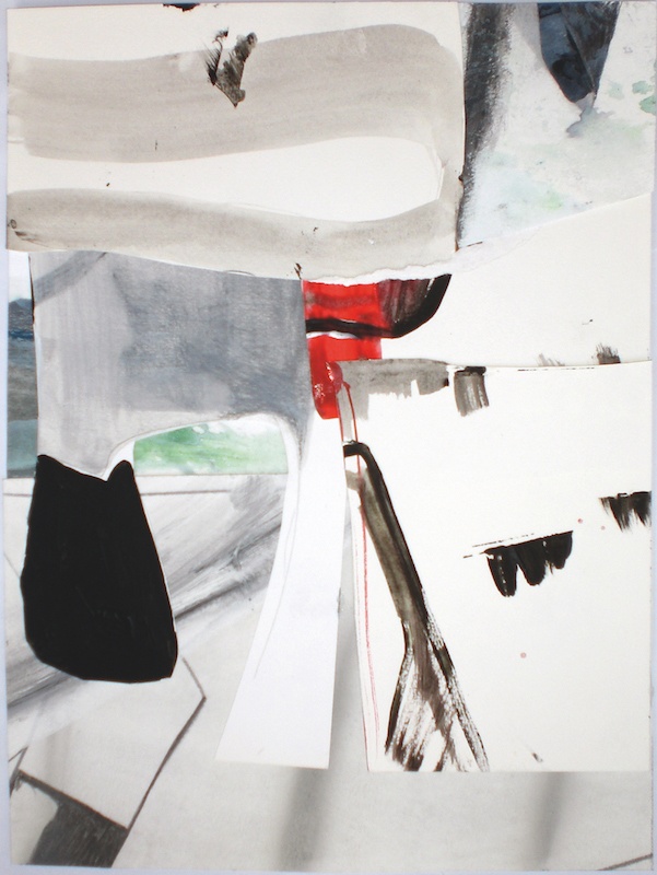 Poésie accidentelle, 2013. Collage, 24 x 32 cm © Louisa Marajo, courtesy Galerie Dix9 Hélène Lacharmoise