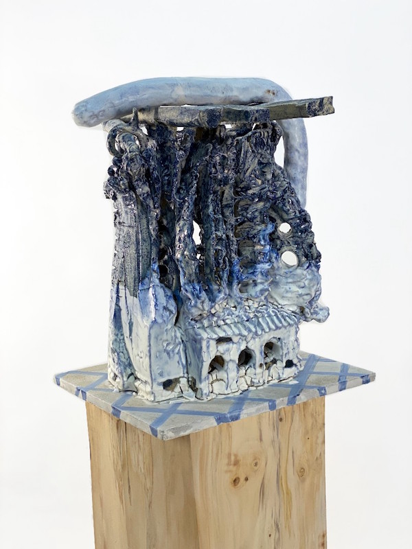 vue d'exposition rv à l’air libre de Pernille Pontoppidan Pedersen jusqu'au 28 novembre 2020, Galerie Maria Lund Paris