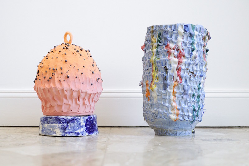 vue d'exposition rv à l’air libre de Pernille Pontoppidan Pedersen jusqu'au 28 novembre 2020, Galerie Maria Lund Paris
