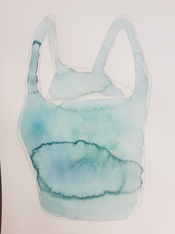 Maud Louvrier-Clerc, Série « It’s beginning », aquarelle, 2020
