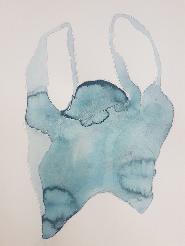 Maud Louvrier-Clerc, Série « It’s beginning », aquarelle, 2020