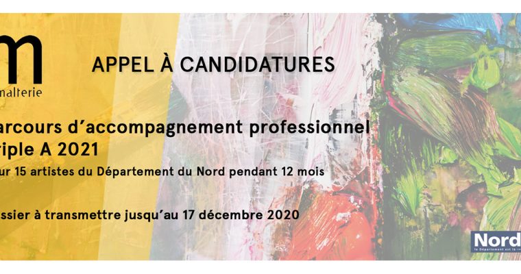Appel à candidatures Dispositif Triple A 2021
