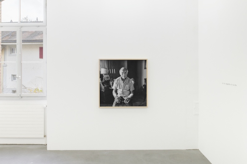 Vue d’exposition, Thomas Kern, je te regarde et tu dis, Fri Art, 2020. Photo : Guillaume Python
