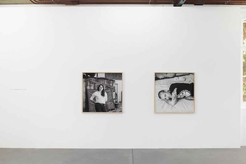 Vue d’exposition, Thomas Kern, je te regarde et tu dis, Fri Art, 2020. Photo : Guillaume Python