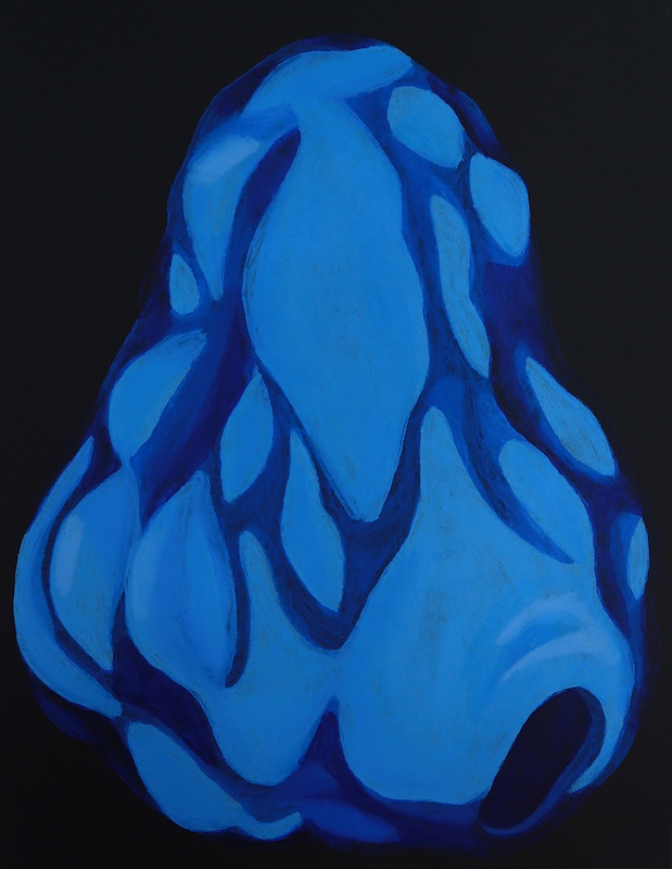 Elvira Voynarovska, Holobiontes, pastels à l’huile sur papier, 50x65cm