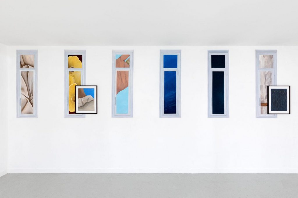 Vue de l'exposition Overseas de Chloé Quenum jusqu'au 28 février 2021, Les Bains-Douches, Alençon courtesy de l’artiste et Les Bains-Douches, Alençon - Photo Romain Darnaud