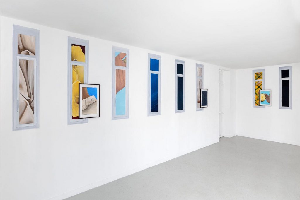 Vue de l'exposition Overseas de Chloé Quenum jusqu'au 28 février 2021, Les Bains-Douches, Alençon courtesy de l’artiste et Les Bains-Douches, Alençon - Photo Romain Darnaud