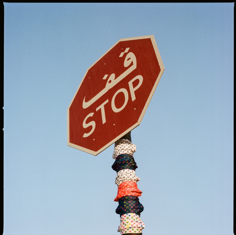 Julien Boudet Stop COVID-19, 2020 Archival pigment print 100 x 100 cm