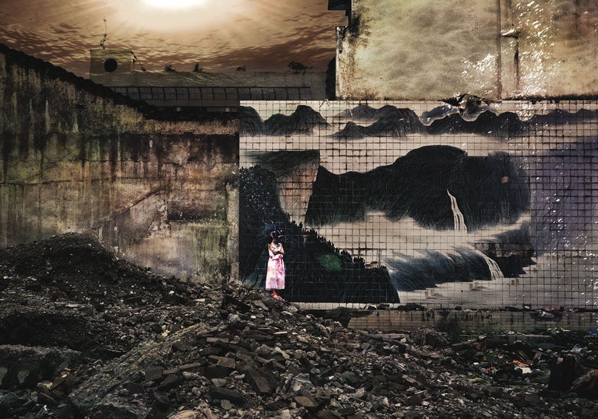 Yang Yi Uprooted 04, 2007 serie Uprooted Lambda-print 100 x 70 cm