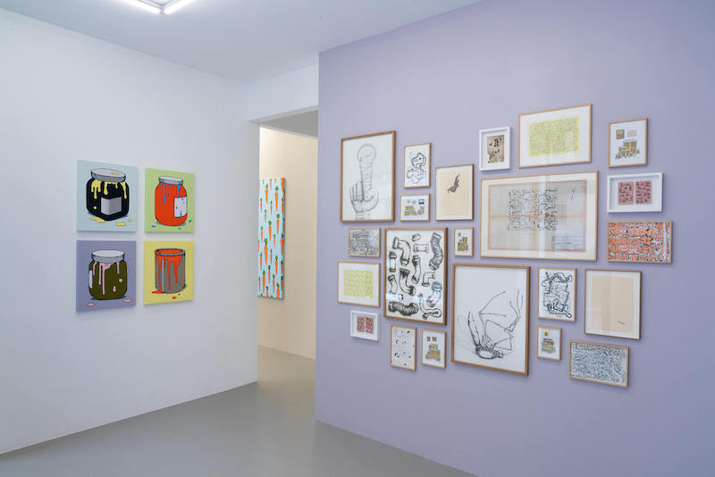 Vue exposition REPEAT AFTER ME d'Antoine Desailly jusqu'au 24 avril 2021, Galerie Modulab, Metz