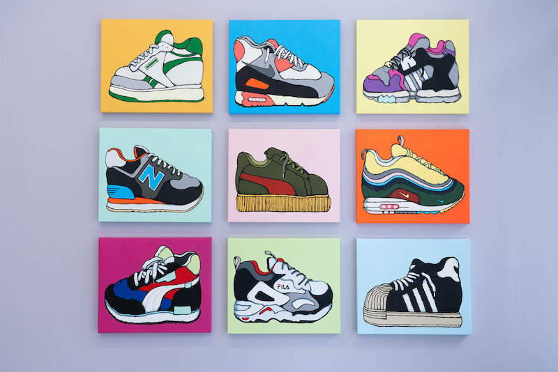Vue exposition REPEAT AFTER ME d'Antoine Desailly jusqu'au 24 avril 2021, Galerie Modulab, Metz