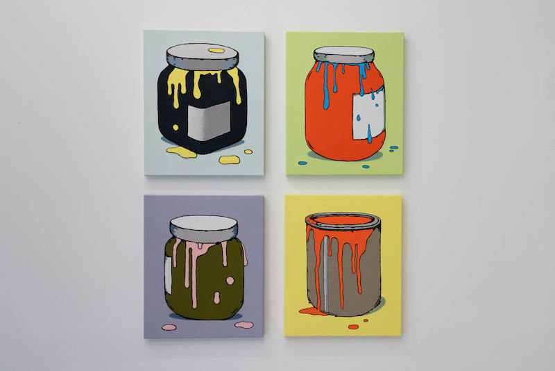 Vue exposition REPEAT AFTER ME d'Antoine Desailly jusqu'au 24 avril 2021, Galerie Modulab, Metz
