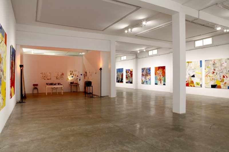 Vue exposition States of Exception de Thameur Mejri, B7L9 Art Station, Kamel Lazaar Foundation, Tunis