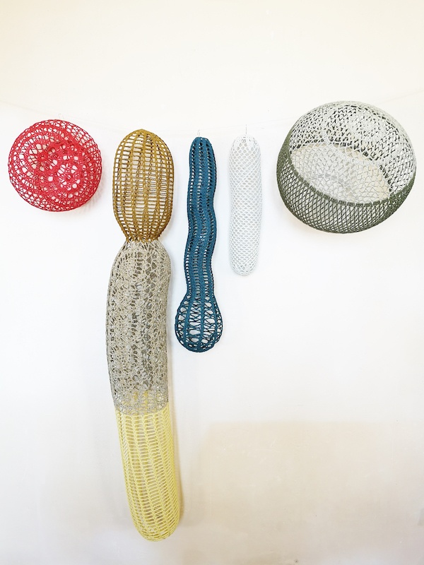 Le jardin d’Eden Œuvres textiles crochetées de Marie-Claire Corbel