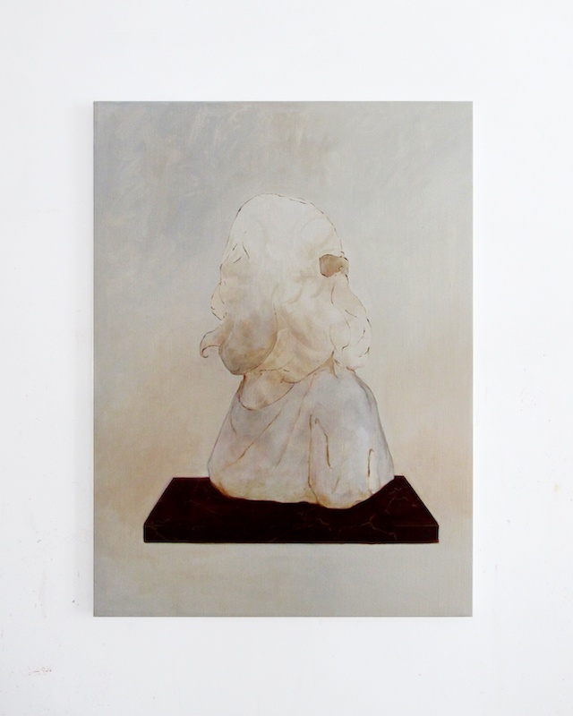 Benoît Blanchard, Fragment (Mère et fille), 2020. Huile sur toile, 100x70cm. Photo Benoît Blanchard