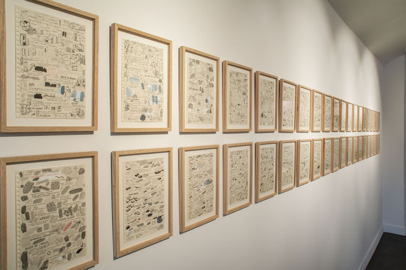 Vue de l'exposition À la croisée des chemins © Fondation Bullukian