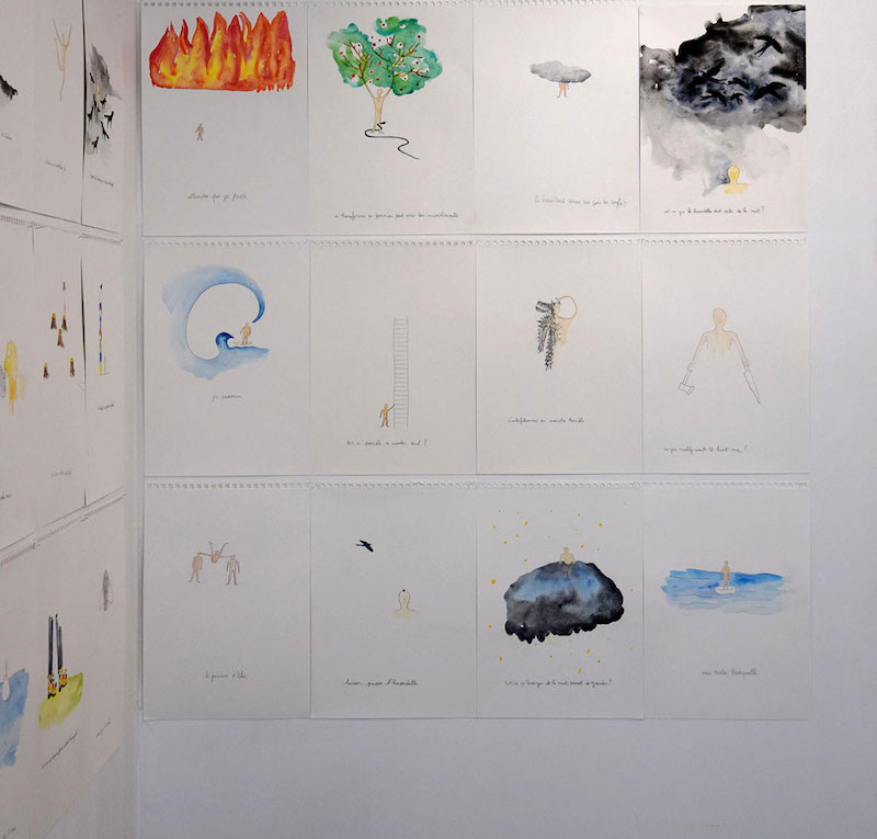 Exposition Dominique Lacoudre : notre vie tient dans le refrain d’une romance amor amor amor amor jusqu'au 17 juillet 2021, Galerie Olivier Meyer, Nantes