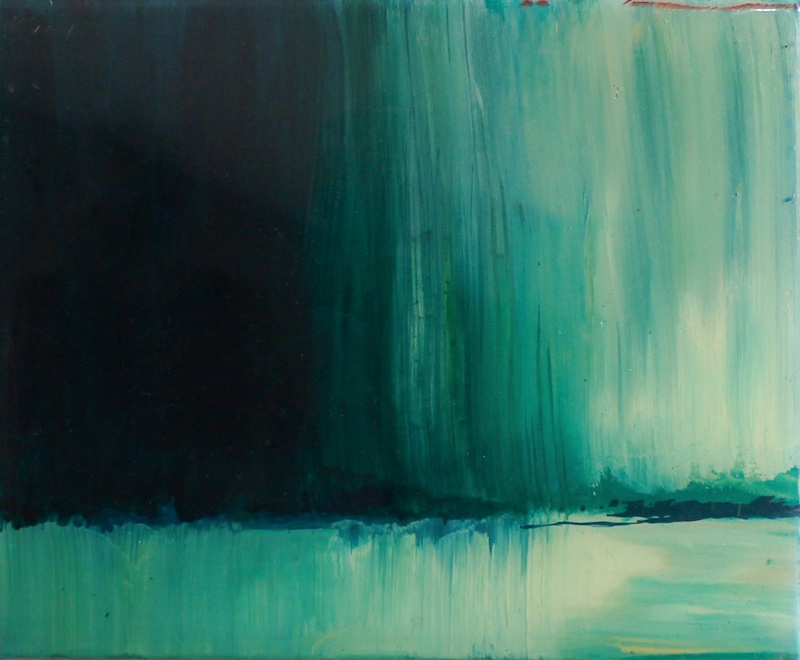 Claude Como, Sans titre 2014 Huile et résine sur toile 22 x 27 cm