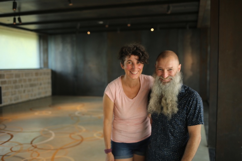 Portrait des artistes Philippe Charles et Laetitia Bourget, ©Sylvain Thédon
