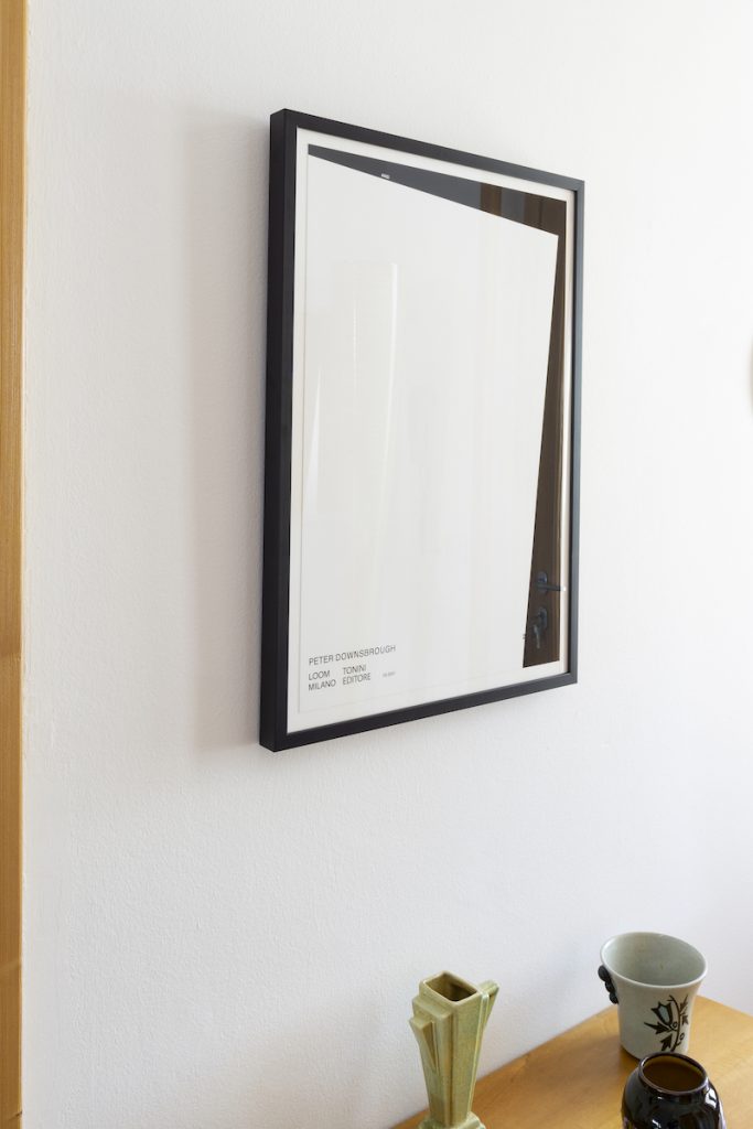 Poster réalisé par Peter Downsbrough, Tonini Editore, 2021