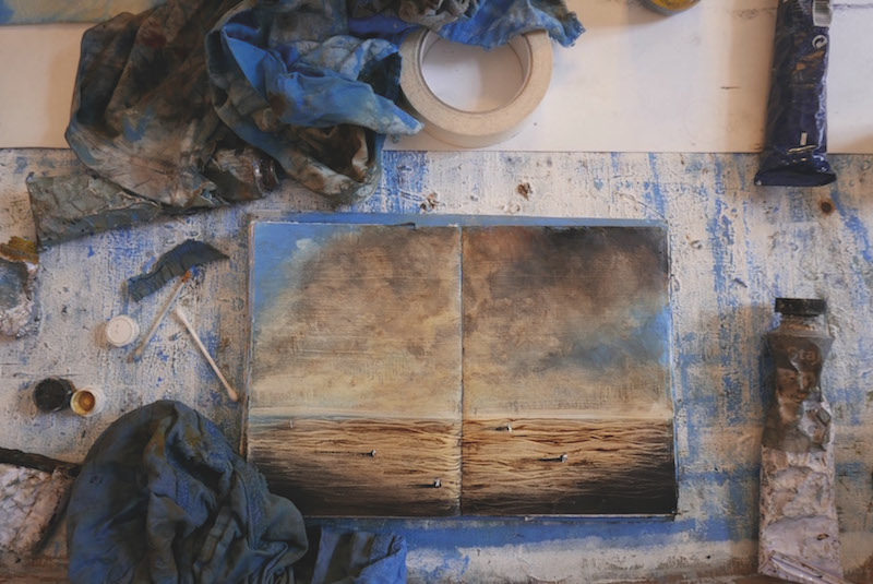 Jean-Christophe Norman, Table Bookscape, 2021 Courtesy et photo artiste et Galerie C Paris