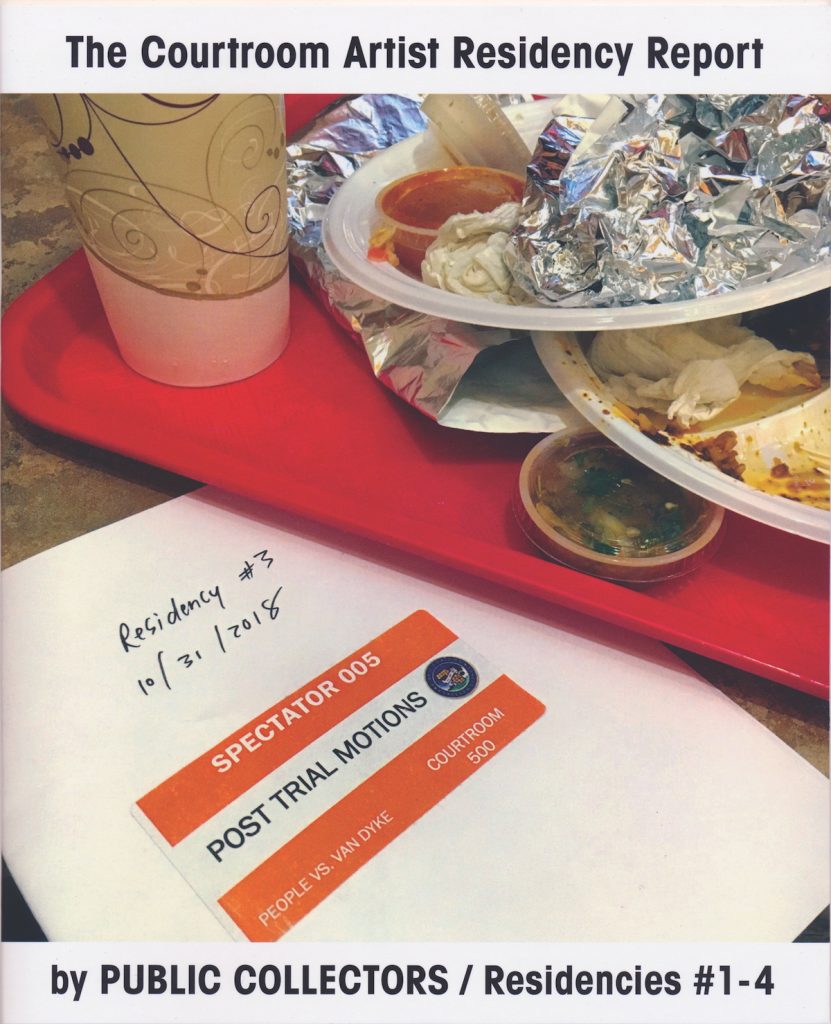 The Courtroom Artist Residency Report - Residencies #1-#4, 2018 Public Collectors
