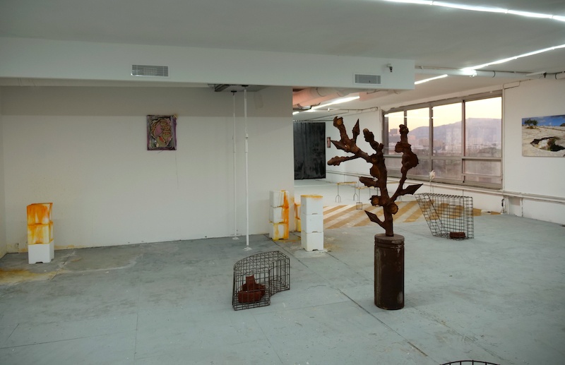 Vue de l'exposition collective L’Âge du Sable, Buropolis Marseille - Photo Jérémy Laffon