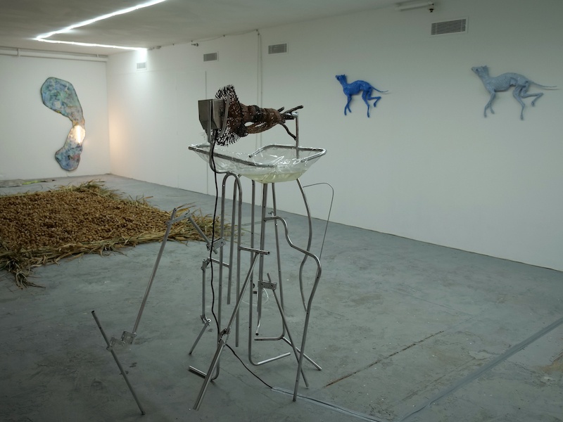 Vue de l'exposition collective L’Âge du Sable, Buropolis Marseille - Photo Jérémy Laffon