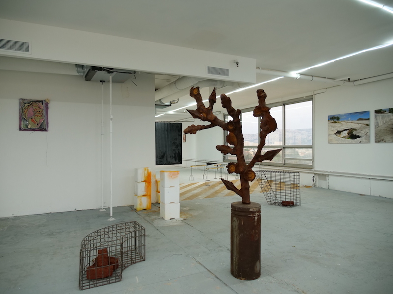 Vue de l'exposition collective L’Âge du Sable, Buropolis Marseille - Photo Jérémy Laffon