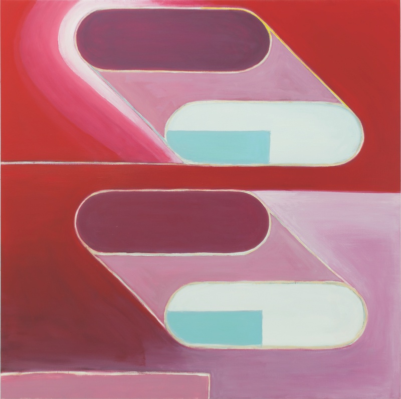 Paul Pagk, La Balzacine, 2020. Huile sur toile, 178 x 178 cm Courtesy et photo artiste