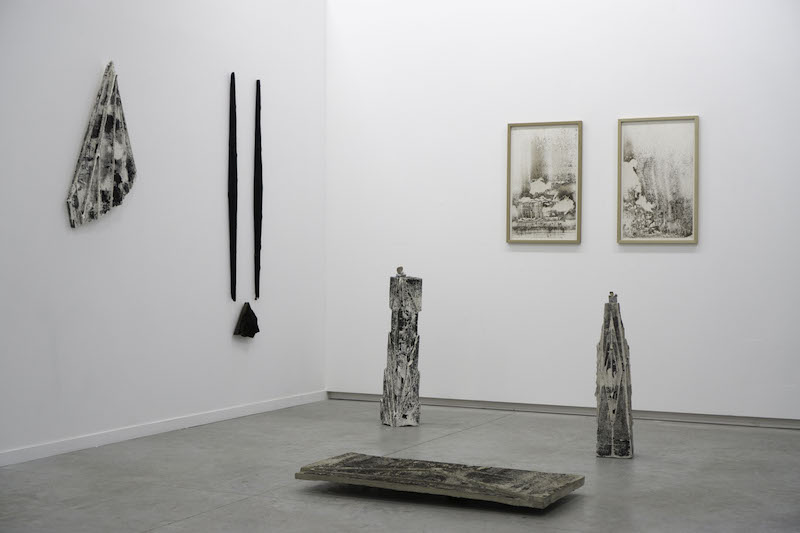 Vue de l'exposition - Wilfried Nail, CHAPITRE III – ZOMBI jusqu'au 15 janvier 2022, Bonus Atelier 8, Ilôt des Îles, Nantes