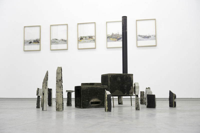 Vue de l'exposition - Wilfried Nail, CHAPITRE III – ZOMBI jusqu'au 15 janvier 2022, Bonus Atelier 8, Ilôt des Îles, Nantes