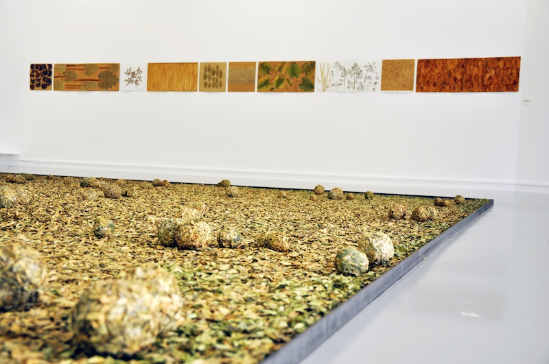 Vue de l'exposition consacrée à Marinette Cueco au LAAC de Dunkerque -Salle 2 - 2021 © Cathy Christiaen, Ville de Dunkerque