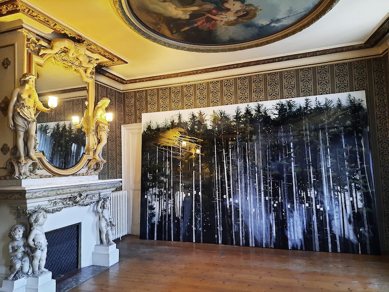 Muriel Rodolosse Fol Appart Toukouse - Salon bleu vertigo