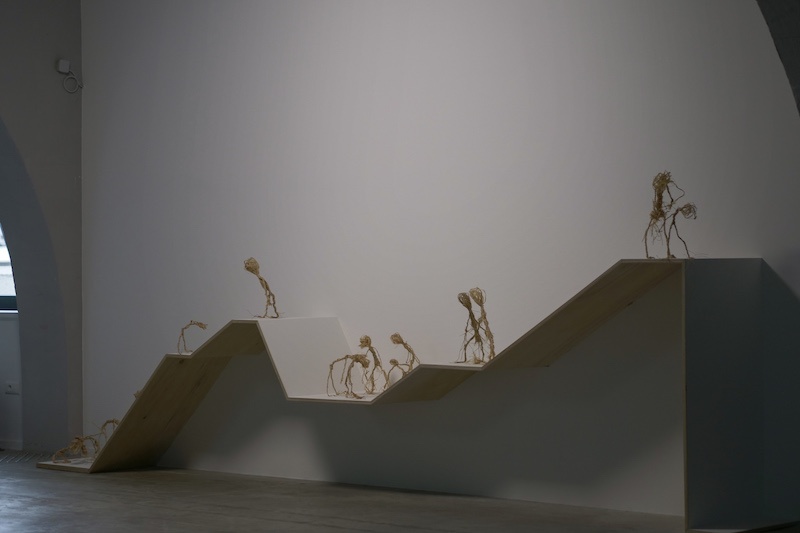 Vue de l'exposition "Boaz" de Romain Kronenberg, 2022 © La Kunsthalle Mulhouse - photo : Romain Kronenberg