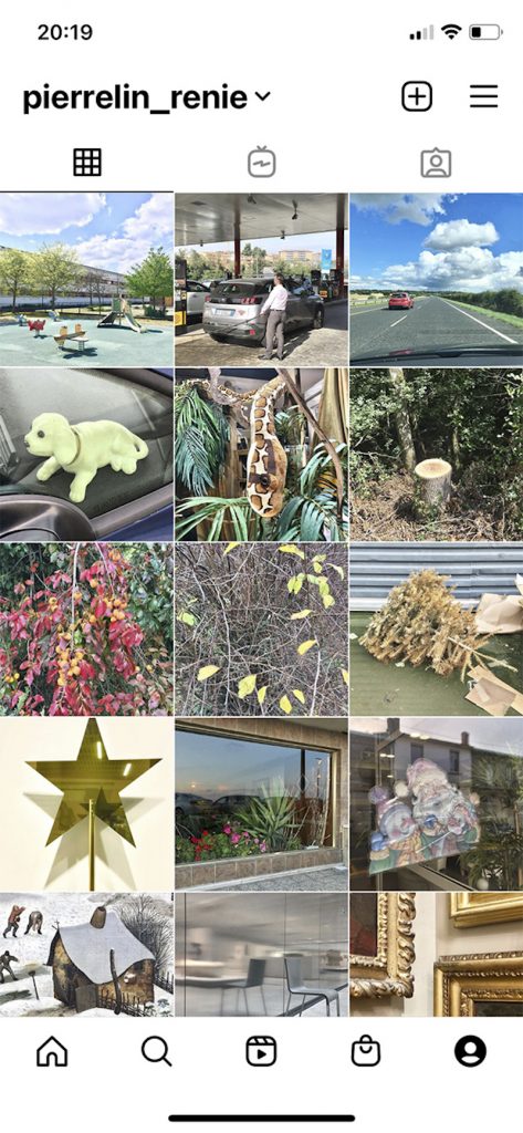Pierre-Lin Renié, Delay Included, depuis 2017 Flux Instagram (capture d’écran, 5 janvier 2022)