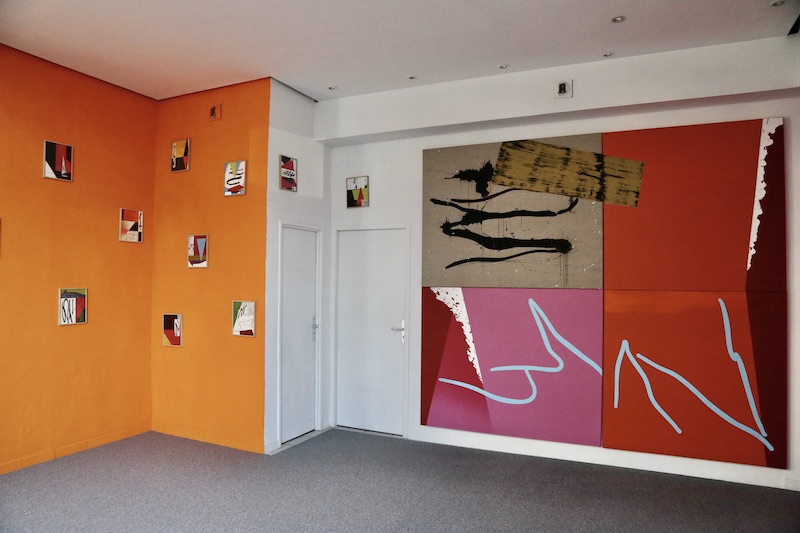 Vue de l'exposition Mémoires vives de Jean-Marc Thommen, galerie Des jours de Lune, Metz