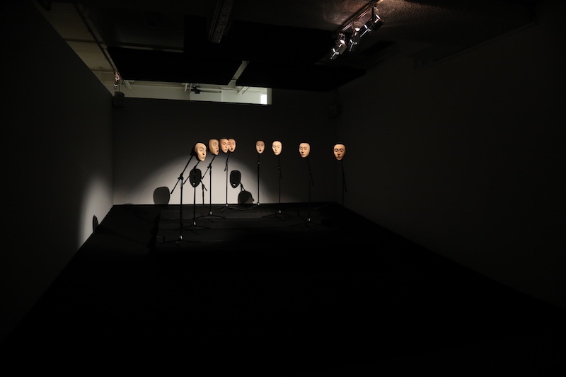 Anahita Bathaie, sitoutmétaitconté, 2022, installation visuelle et sonore évolutive, en collaboration avec Jean Philippe Chalte (compositeur et sound designer) Photo Jean Michel Albert
