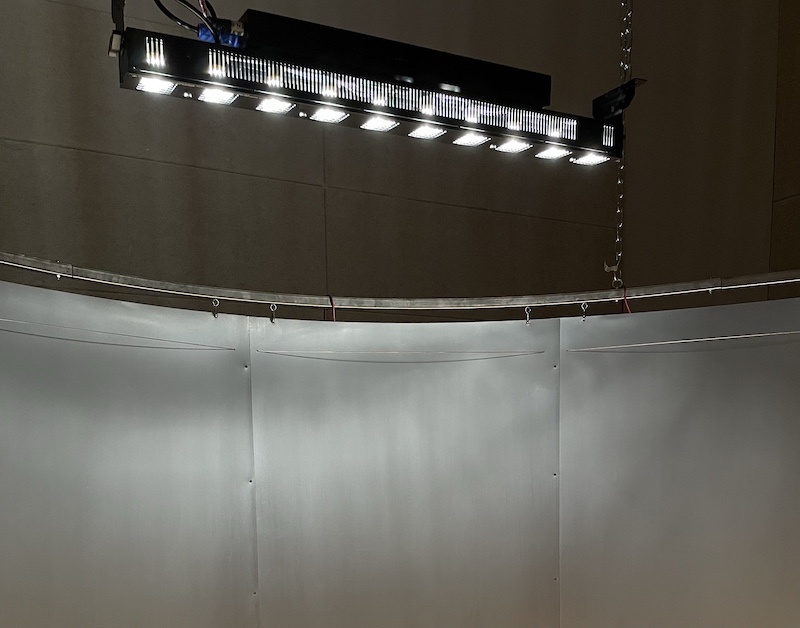 Jérémie Nicolas, Haraka, 2021. Installation sonore pour dispositif d’occlusion, matériaux mixtes. Crédit image : Cécile Friedmann.