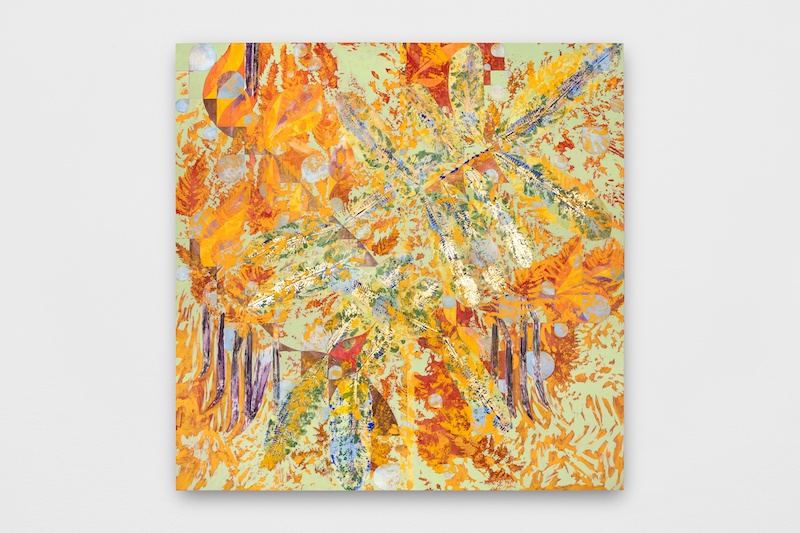 Gabriel Orozco Untitled, 2022 - Tempera sur toile de lin, 200 x 3.5 x 200 cm - Courtoisie de l'artiste et de la | Courtesy of the artist and Galerie Chantal Crousel, Paris. Photo: Gerardo Landa & Eduardo Lopez - GLR Estudio