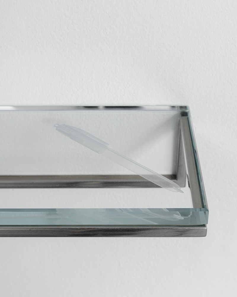 Mara Fortunatović, "Ce qui reste, 2022, pensée non réalisée materiau imaginaire dimensions idéales" Avec le soutien aux galeries / Exposition du CNAP, centre national des arts plastiques - photo © Gregory Copitet