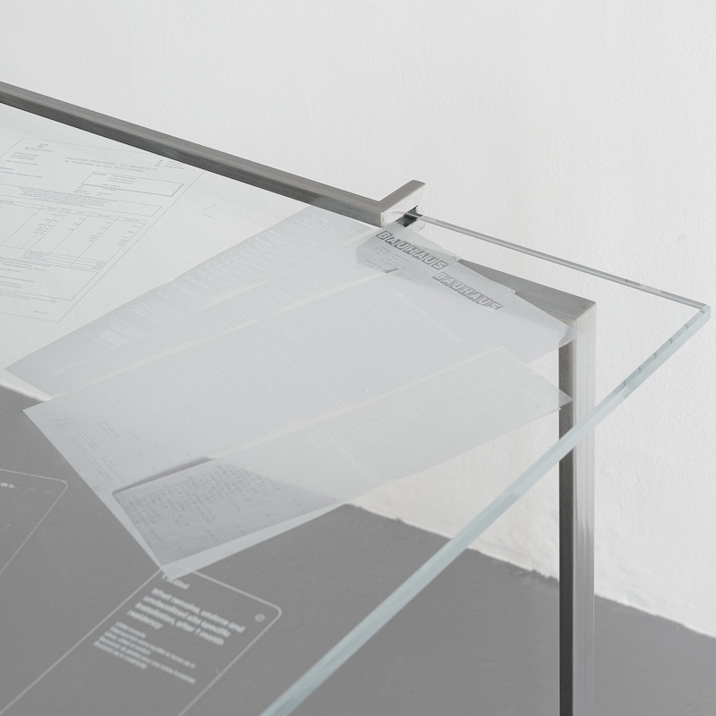 Mara Fortunatović, "Ce qui reste, 2022, pensée non réalisée materiau imaginaire dimensions idéales" Avec le soutien aux galeries / Exposition du CNAP, centre national des arts plastiques - photo © Gregory Copitet