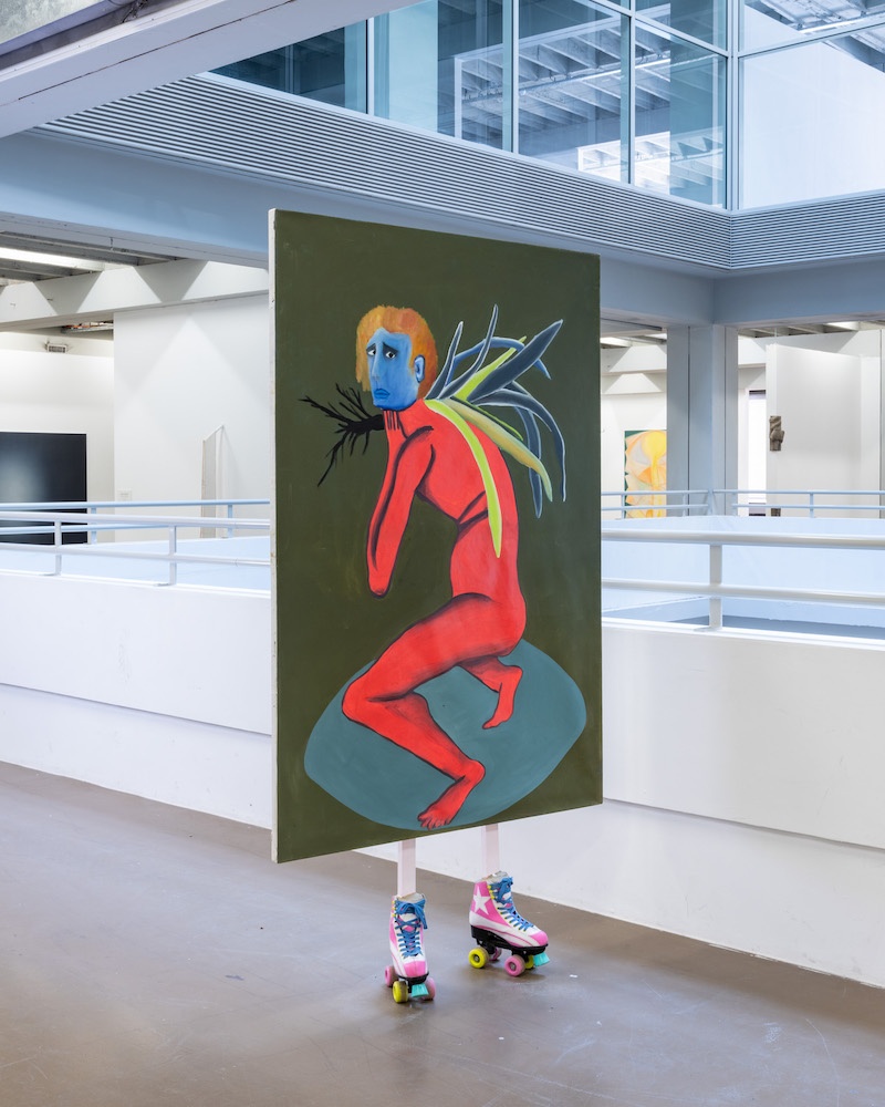 Diego Wery - Vue d'exposition L'anticipation d'un futur, Espace Vanderborght, Bruxelles - Photo Pierre Toussaint & Vincent Everarts