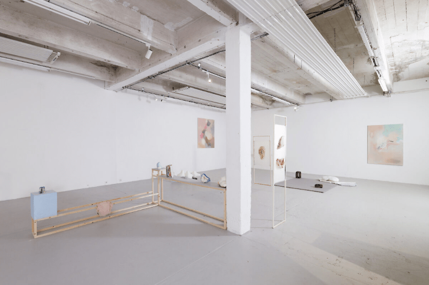 Céline Le Guillou, vue de l'exposition Les forces heureuses, 2022 - Passerelle Centre d'art contemporain, Brest © photo : Aurélien Mole