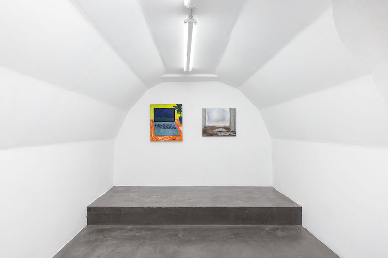 Vue d'exposition Where I Gaze, Galerie Mathilde Le Coz, Paris – Photo Romain Darnaud