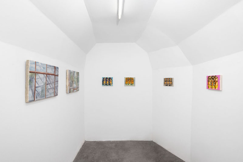 Vue d'exposition Where I Gaze, Galerie Mathilde Le Coz, Paris – Photo Romain Darnaud